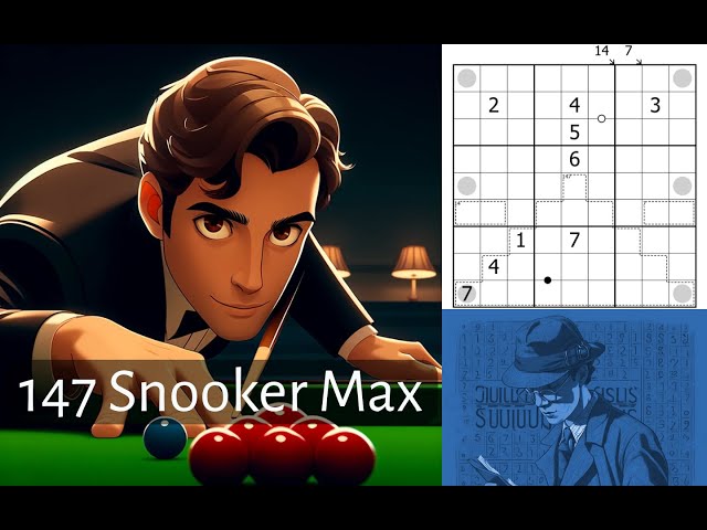 147 Snooker Maximum: Snooker and Sudoku Can Mix