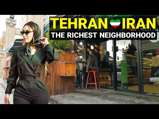 Tehran , Iran 🇮🇷 - Walking In Luxury Neighborhood | Velenjak / ولنجک تهران