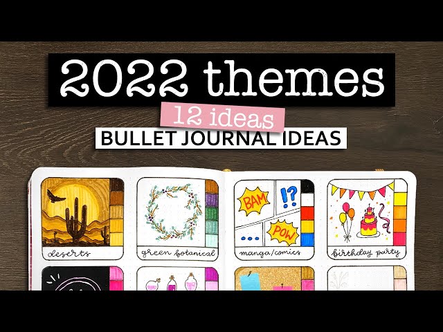 Bullet Journal Monthly Theme Ideas 💜