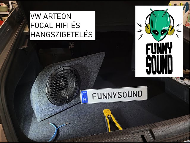 Funnysound - VW Arteon Hangszigetelés és Focal hifi upgrade