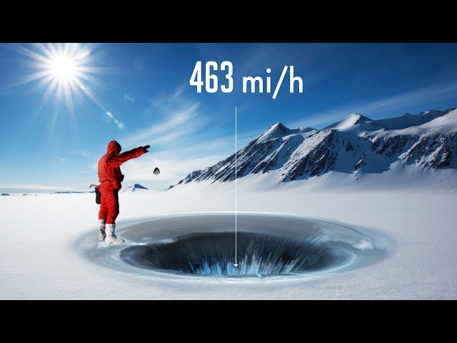 What If You Throw a Stone Into a Superdeep Hole in Antarctica?