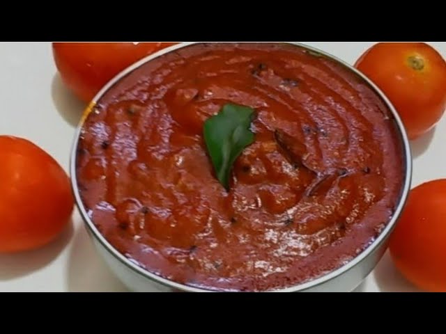 குக்கரில் 2 விசில் செட்டிநாடு கார சட்னி ரெடி/ Chettinad kara chutney/tomato chutney in Tamil/onion