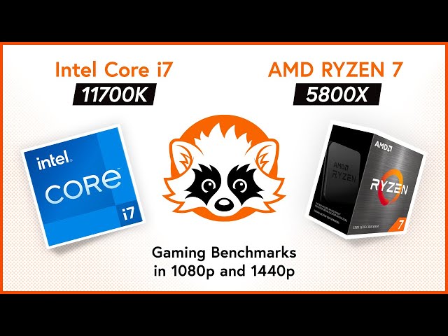 Intel Core i7 11700K vs. AMD Ryzen 7 5800X - Gaming Benchmarks in 1080p and 1440p