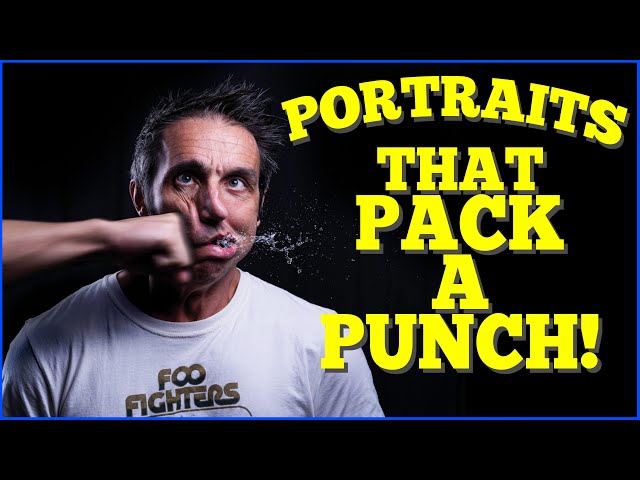 How to take a punch photo self portrait - Fun Home Photography!