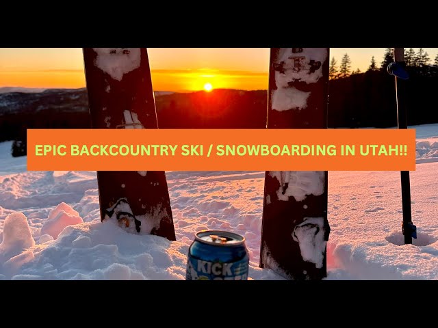 Backcountry ski / snowboarding Utah 2023!!  Snorkeling Elk Yurt