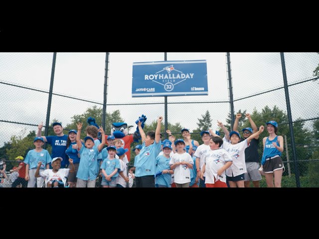 The GRAND opening of Roy Halladay Field -  Toronto’s first accessible baseball diamond!