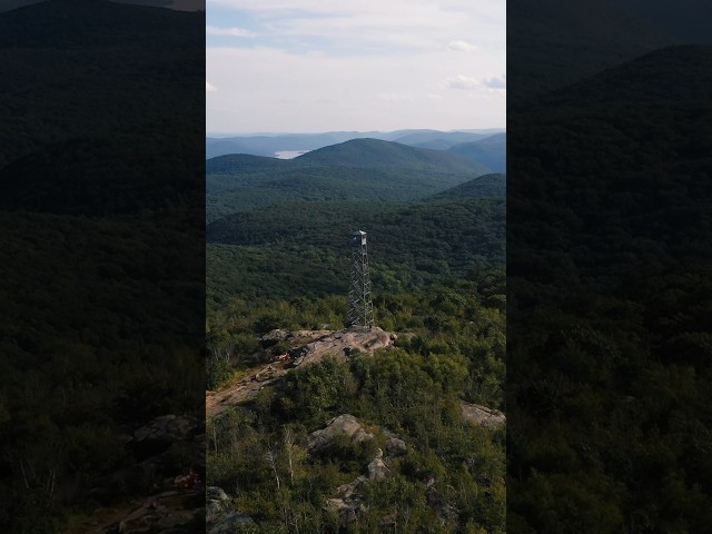 Hiking to the mount beacon fire tower! 🎥: DJI Mavic 2 pro #drones #drone #aerial #FAA #aerial