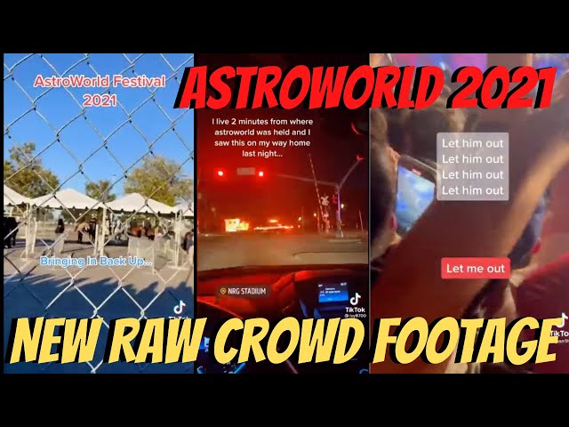 New raw footage of  travis scott astroworld festival 2021 (crazy footage) must watch