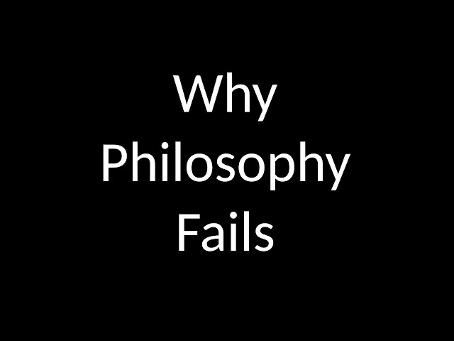 Anti-Philosophy: The Argument from Misunderstanding