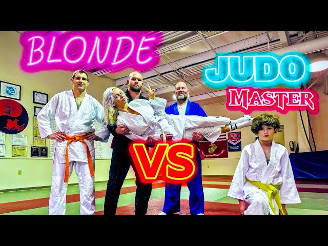 Blonde vs Black Belt Jiu-Jitsu Master 🥋👀