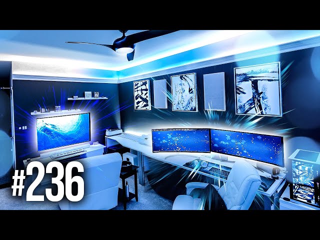 Room Tour Project 236  - BEST Desk & Gaming Setups!