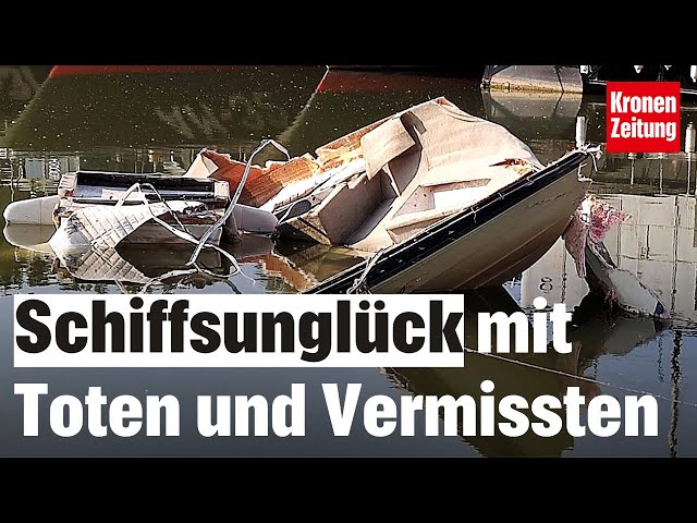 Donau-Schiffsunglück: "heftiger Crash" | krone.tv NEWS