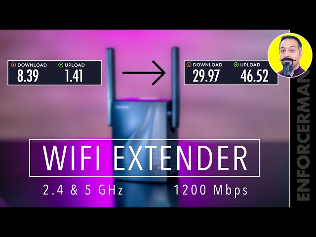 Slow Wifi? You need this Wifi Range Extender! ROCK SPACE 1200Mbps WiFi Repeater  Review & Speed Test