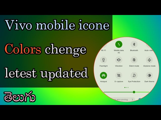 Vivo mobile icons color chenge updated @jakobutechnical @Telugu
