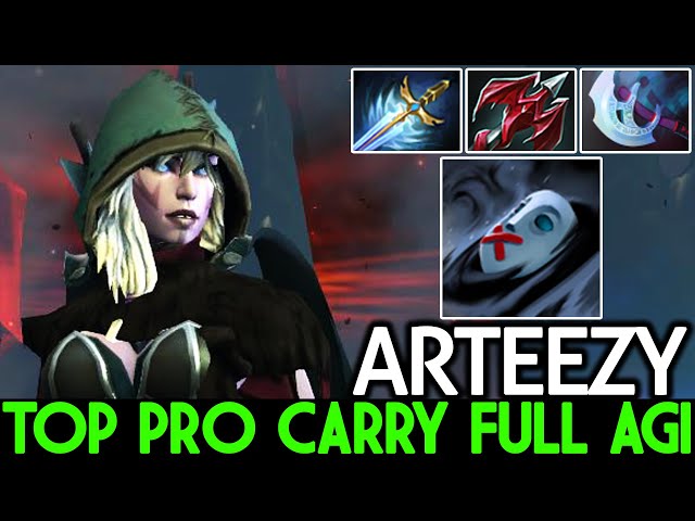 ARTEEZY [Drow Ranger] Top Pro Carry Full Agility Aggressive Plays Dota 2
