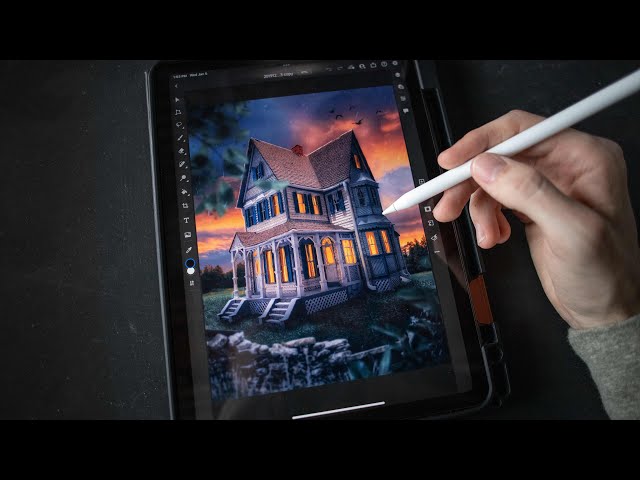 Photoshop Speed Art on iPad Air