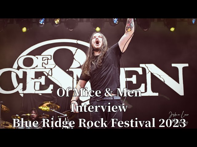 Of Mice & Men Interview Aaron & Tino Blue Ridge Rock Festival 2023
