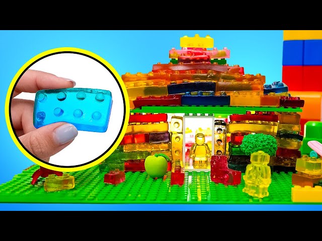 WHAT Can I Build From Colorful Jelly Bricks? || Delicious DIY || Food Tricks And Kitchen Hacks 🍨😍