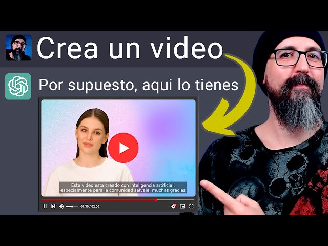 CREA VIDEOS con ChatGPT en segundos [ SIN EDITAR ] Úsalos para YouTube o donde quieras | Tutorial IA
