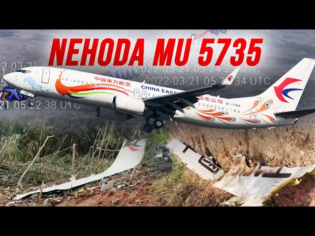 Co se stalo s Boeingem 737-800 China Eastern - Nehoda letu MU 5735
