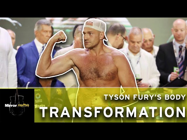 Tyson Fury’s body transformation from 400lb to lean heavyweight