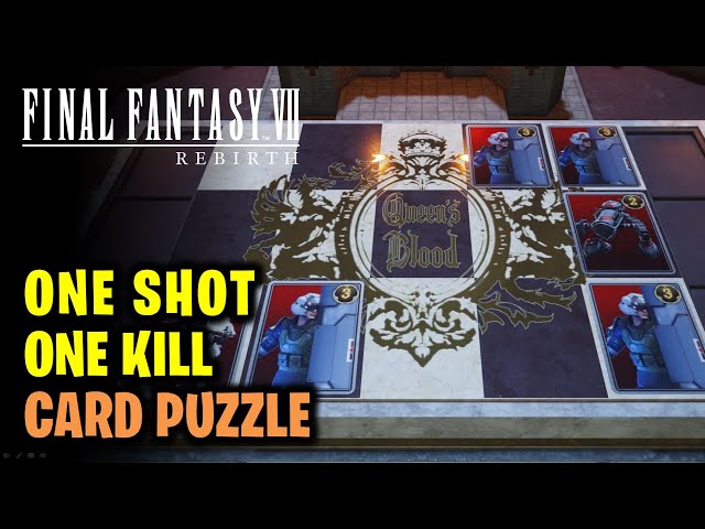 One Shot One Kill Card Puzzle | Costa del Sol Card Carnival | Final Fantasy 7 Rebirth