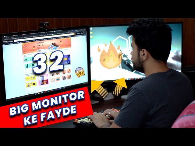 Why Should You Buy A 32 inch Monitor | Benefit of Big Size Monitor 📺 ⚡