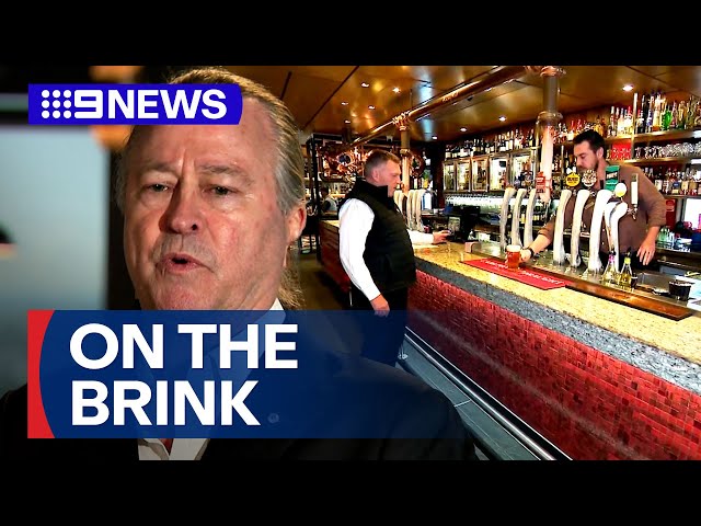 Hospitality giants struggle to stay afloat amid rising costs | 9 News Australia