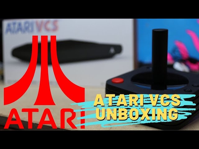 Atari VCS 800 unboxing - a close look at the controllers & some gameplay