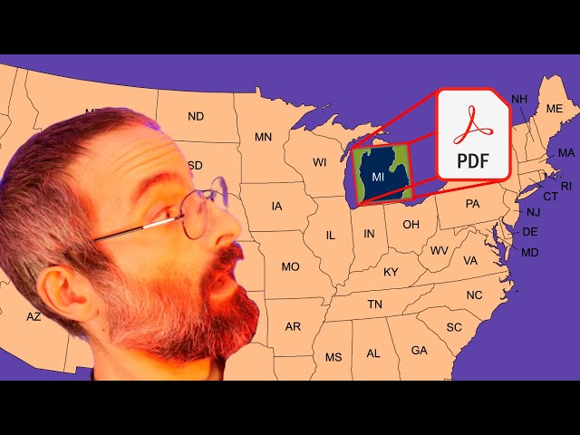 Create a PDF the Size of Michigan