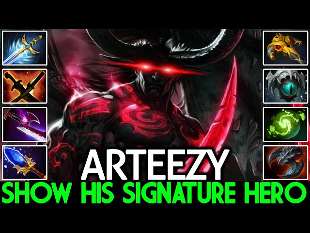 ARTEEZY [Terrorblade] Show His Signature Hero 9 Slotted Items Dota 2