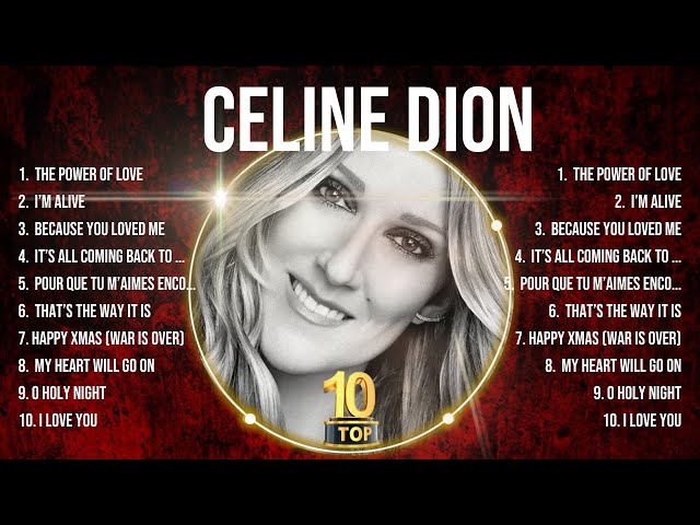 Celine Dion 2024 ~ Celine Dion Top Songs ~ Celine Dion Full Album