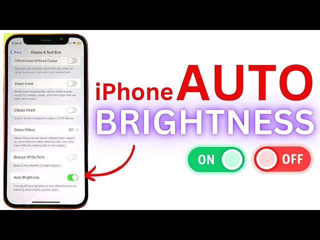 iPhone Brightness Dims on Own? | How to Fix? | Auto Brightness Settings