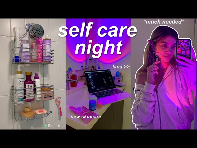 a much needed SELF CARE NIGHT | skincare, THE shower, journaling, aesthetic & relaxing