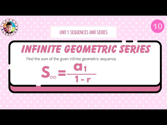 Infinite Geometric Series [Example 1-5]