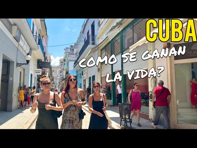 Las calles de los Negocios en la Habana CUBA…AQUÍ SE HACE DE TODO.