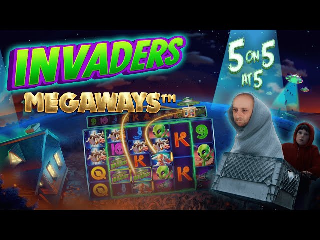 Invaders Megaways - 5 on 5 at 5!