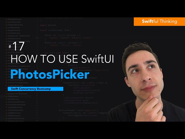 How to use PhotosPicker in SwiftUI & PhotosUI | Swift Concurrency #17