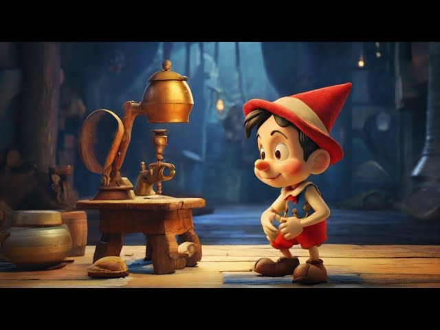 Pinocchio Tale | Fairy Tales İn English | English Fairy Tales | 4K | World Children's Fairy Tales