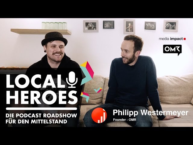 Philipp Westermeyer [OMR 🤘] im Interview auf der Podcast Roadshow „Local Heroes“