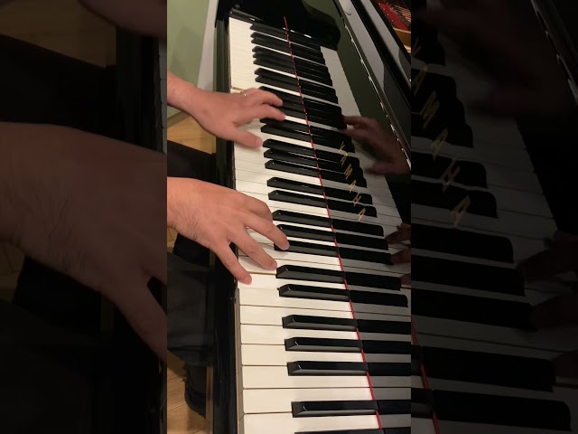 🎹 "Jingle Bells" Piano Jazz Cover - The Making of "Cafe Music BGM channel" #Shorts