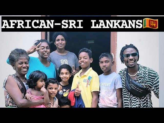 THE LAST AFRICAN SRI LANKAN  VILLAGE ( They're Disappearing )  !!!!