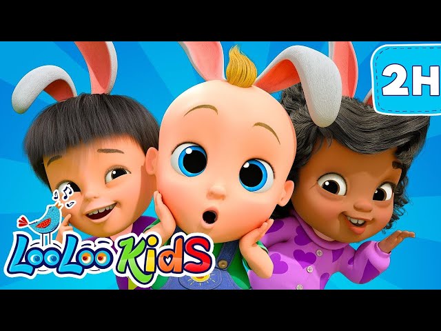 🐰 Bunny Hop & Endless Fun Songs | 2 Hours of LooLoo Kids Playful Music and Rhymes