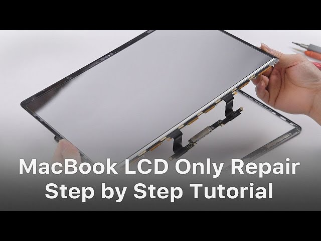 MacBook LCD Only Repair Screen Refurbishing - Easy Fix with Air Slice Tool