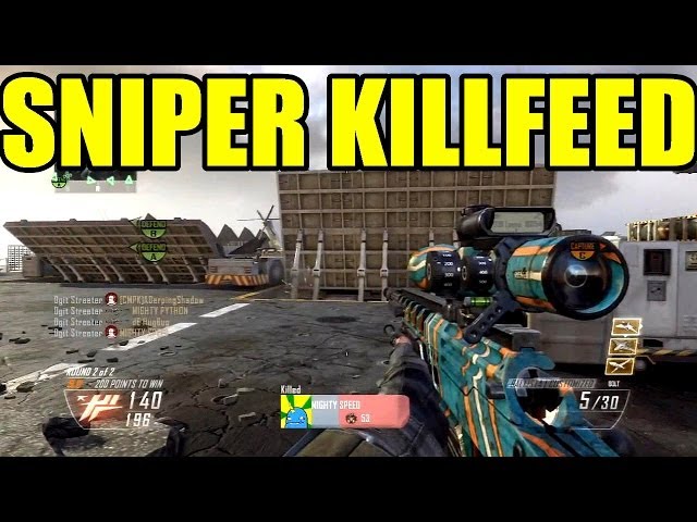 Black ops 2 SNIPER KILLFEED | Call of duty Episode