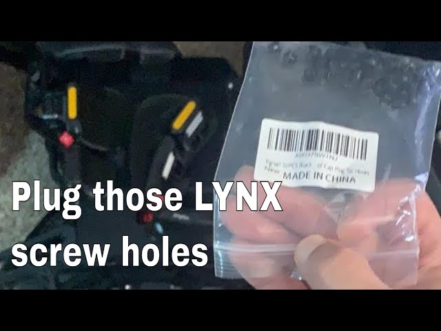 Plug those empty LYNX/Patton #euc  screw holes