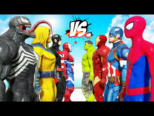 The Avengers Vs The Dark Avengers | Super Epic Battle - KjraGaming