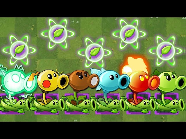 PvZ 2 Which Peashooter Plant Can Defeat Poncho Zombie Level 10 ?