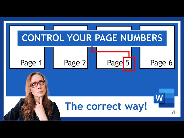 How to Start Page Number from a Specific Page in Microsoft Word | Section Breaks Made Easy!