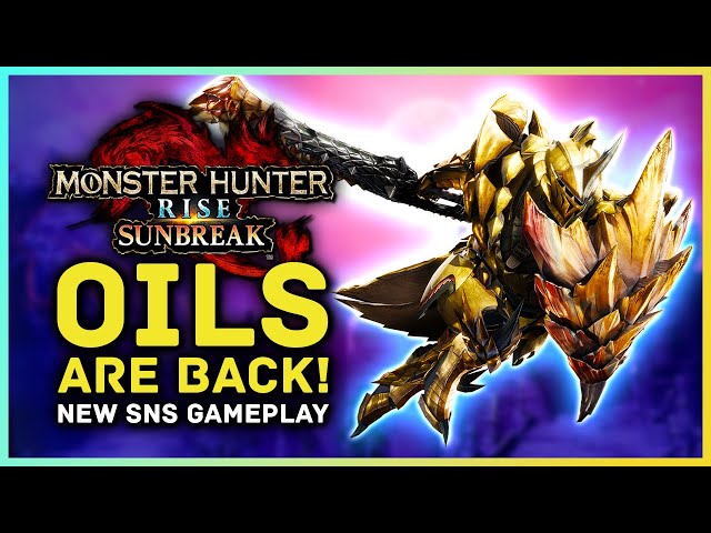 Monster Hunter Rise Sunbreak - Sword & Shield OILS ARE BACK! New SnS Gameplay, Silkbinds & Skills